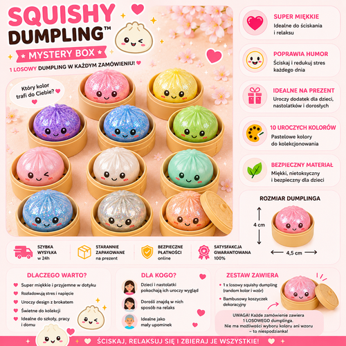 Squishy Dumpling Mini™ Mystery box